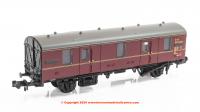 374-785B Graham Farish BR Mk1 CCT Covered Carriage Truck number W94556 - BR Maroon